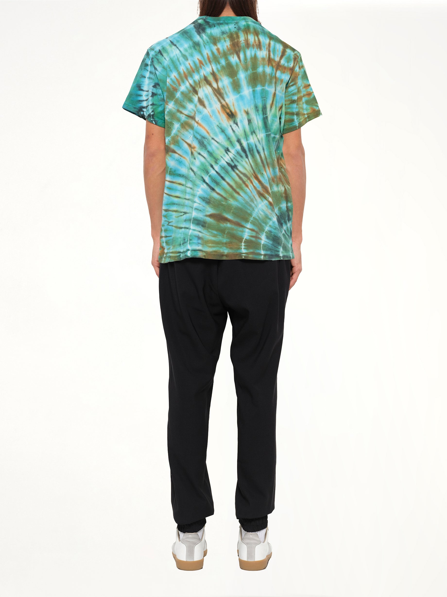 Tie Dye Shotgun T-Shirt in Green