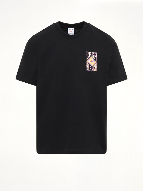 Hermons Mirage Printed Classic T-Shirt in Black