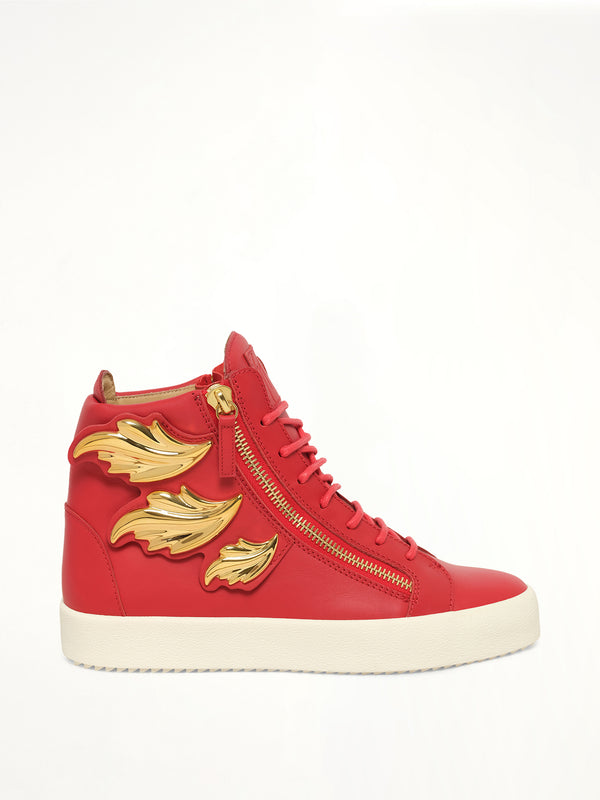 Giuseppe Zanotti Birel/Vague Fiamma Sneaker in Red