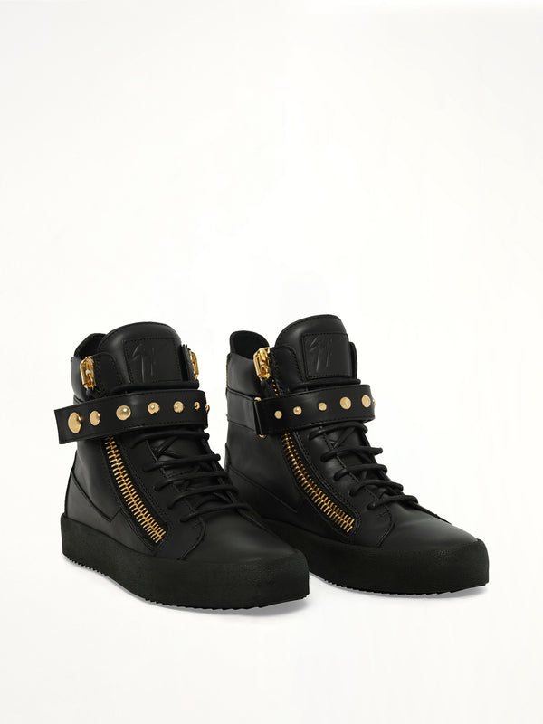 Giuseppe Zanotti Birel/Vague Low Sneaker in Black