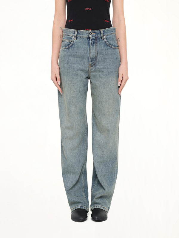 Anagram Jeans in Washed Denim