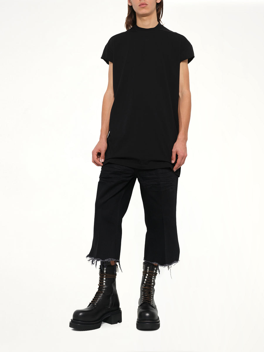 Double Jersey Rick S Jumbo SS T-Shirt in Black