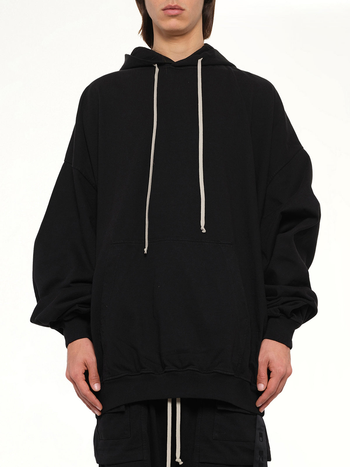 DRK Heavy Jersey Hun Hoodie in Black