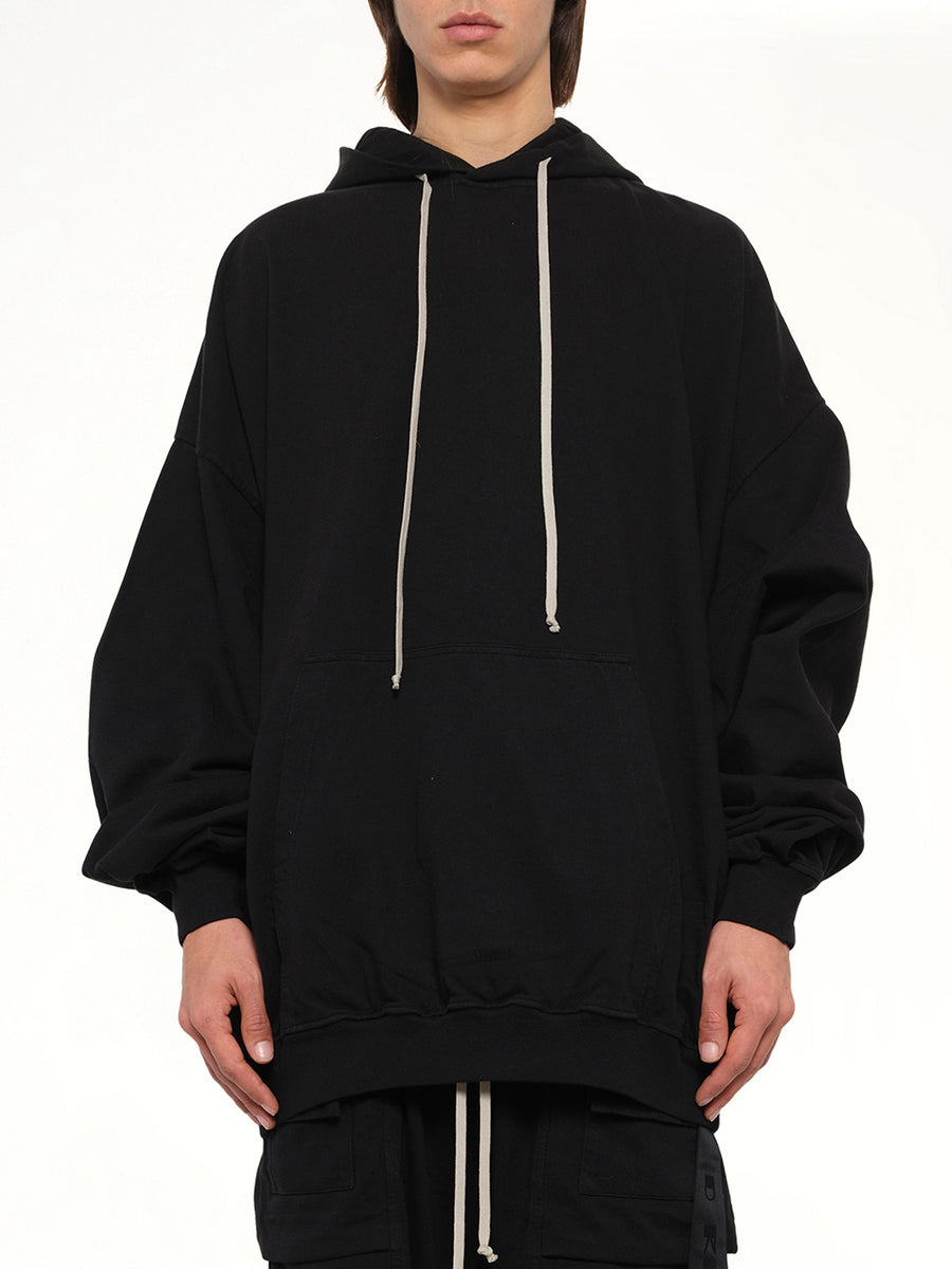 DRK Heavy Jersey Hun Hoodie in Black