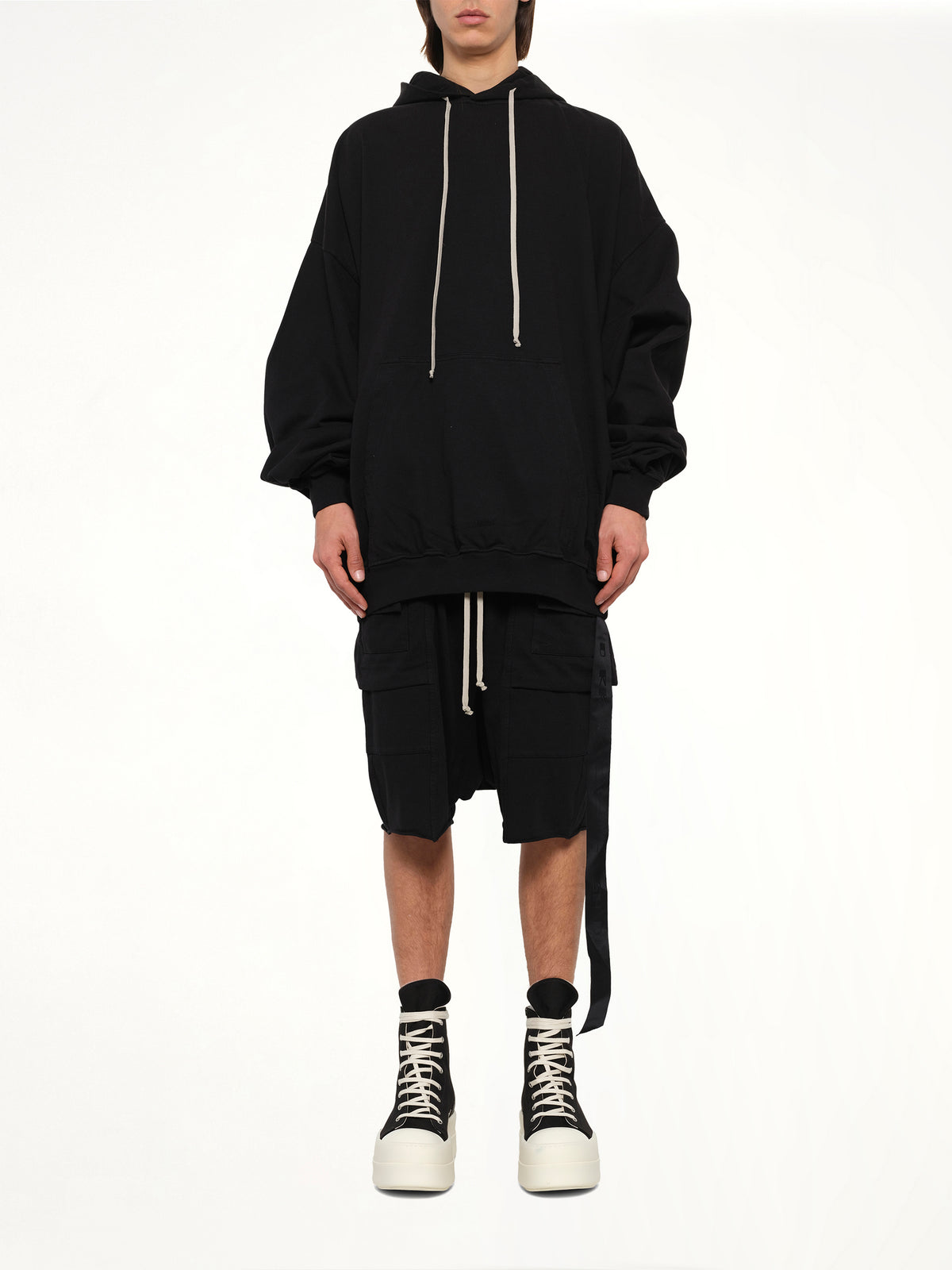 DRK Heavy Jersey Hun Hoodie in Black
