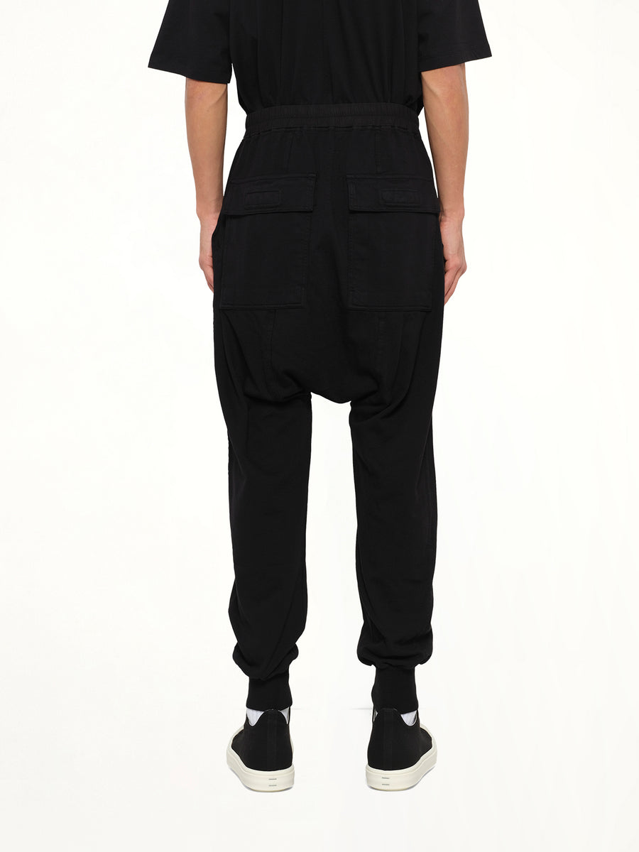 Heavy Jersey Prisoner Drawstring in Black