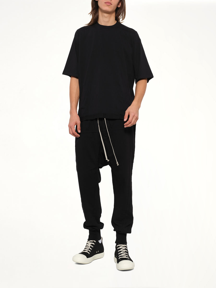 Heavy Jersey Prisoner Drawstring in Black