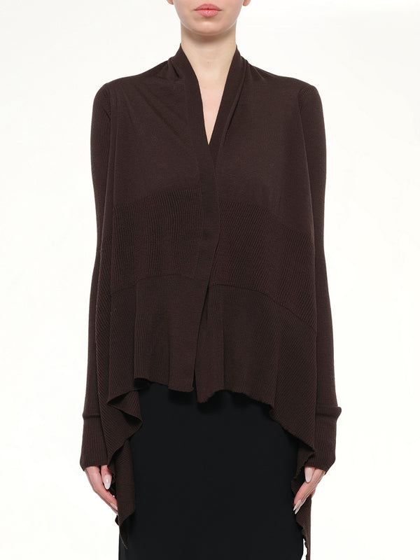 Medium Wrap Cardigan in Grease