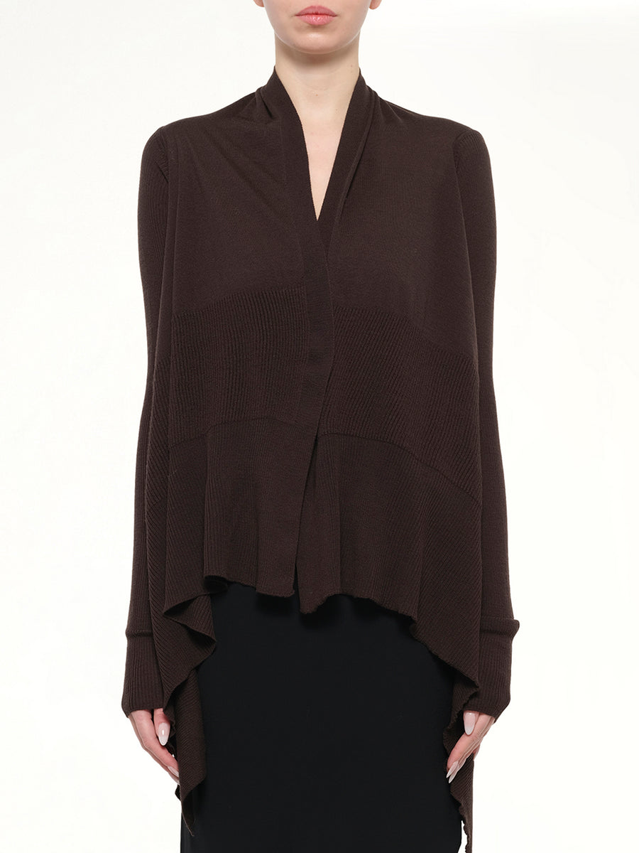 Medium Wrap Cardigan in Grease