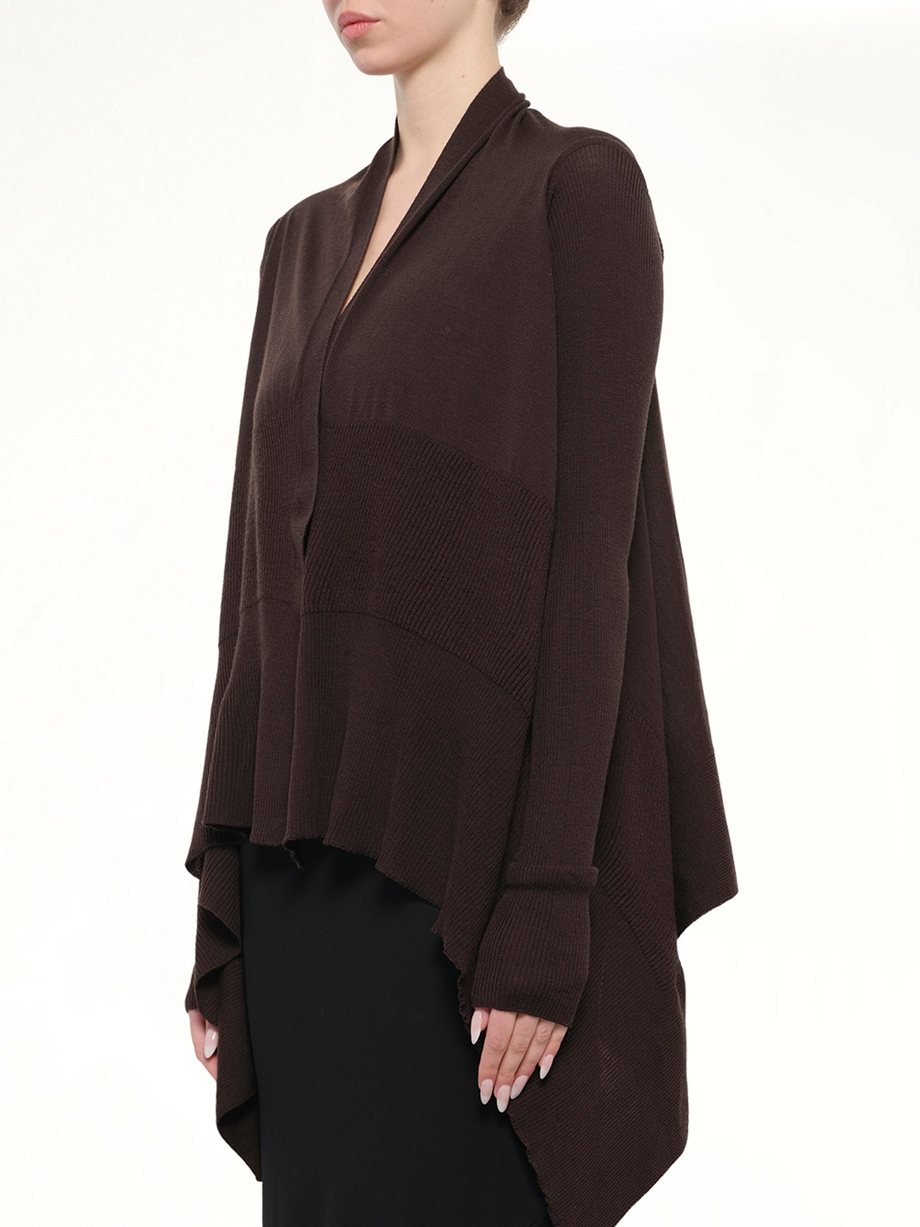 Medium Wrap Cardigan in Grease