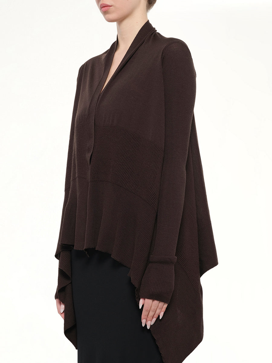 Medium Wrap Cardigan in Grease