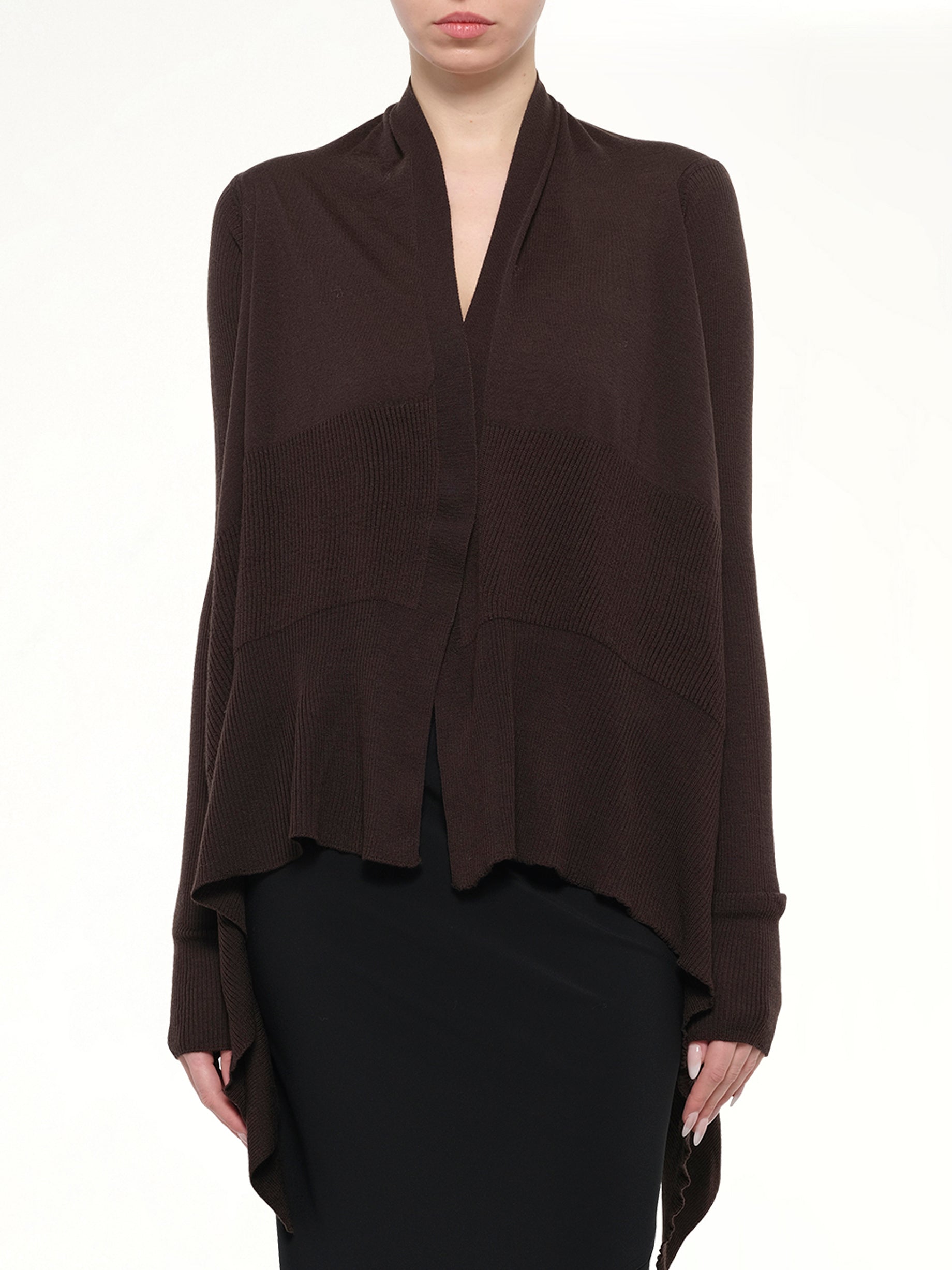 Medium Wrap Cardigan in Grease