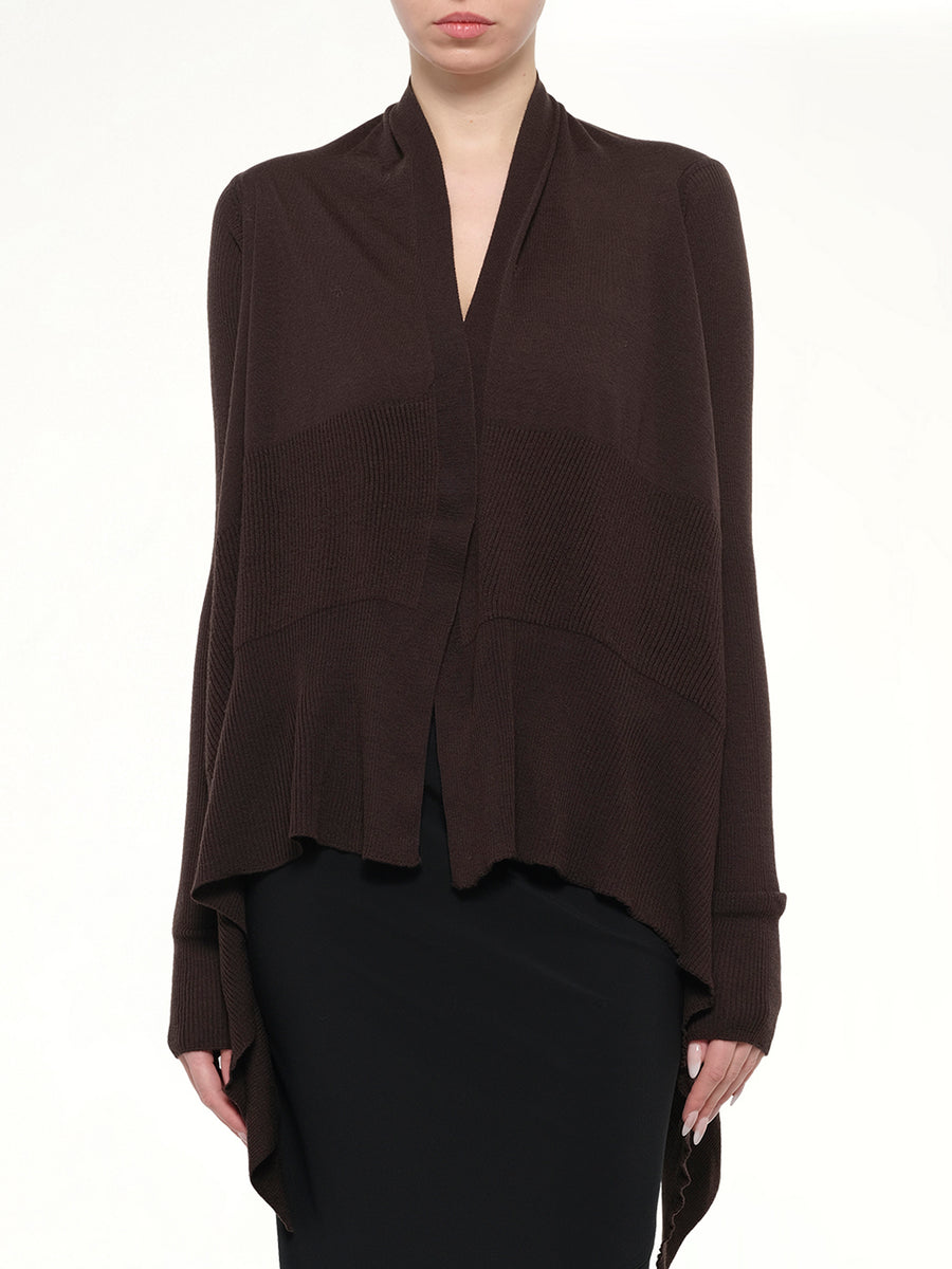 Medium Wrap Cardigan in Grease