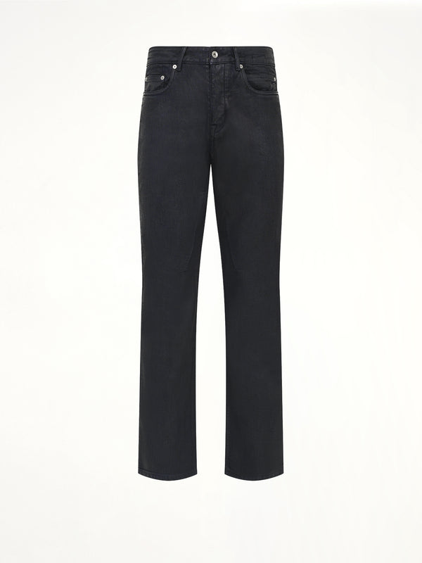 13oz Denim Fog Cut Jeans in Black Wax