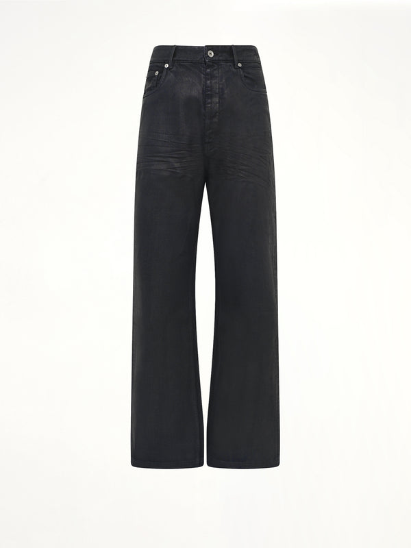 13oz Denim Geth Jeans in Black Wax