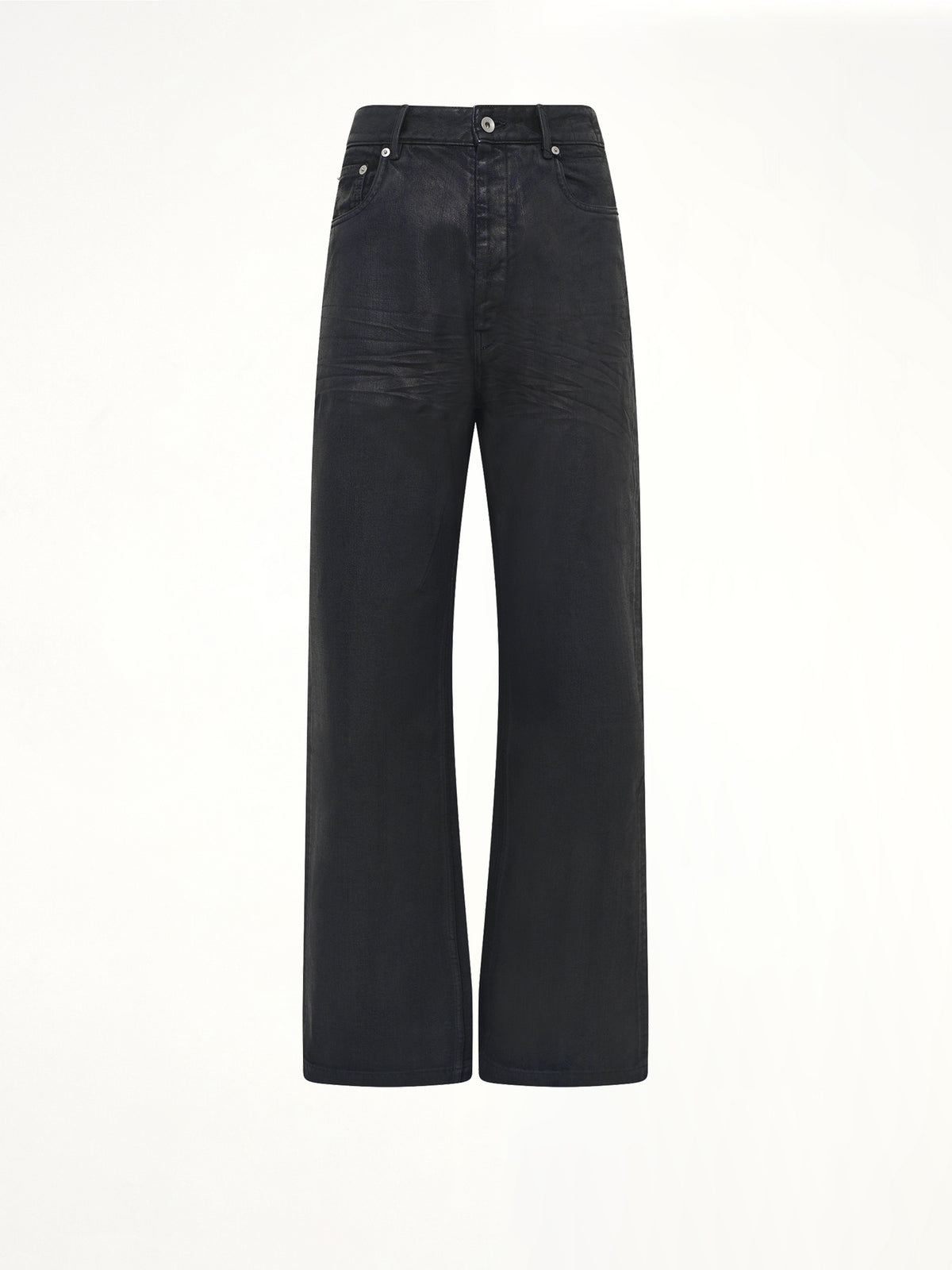 13oz Denim Geth Jeans in Black Wax