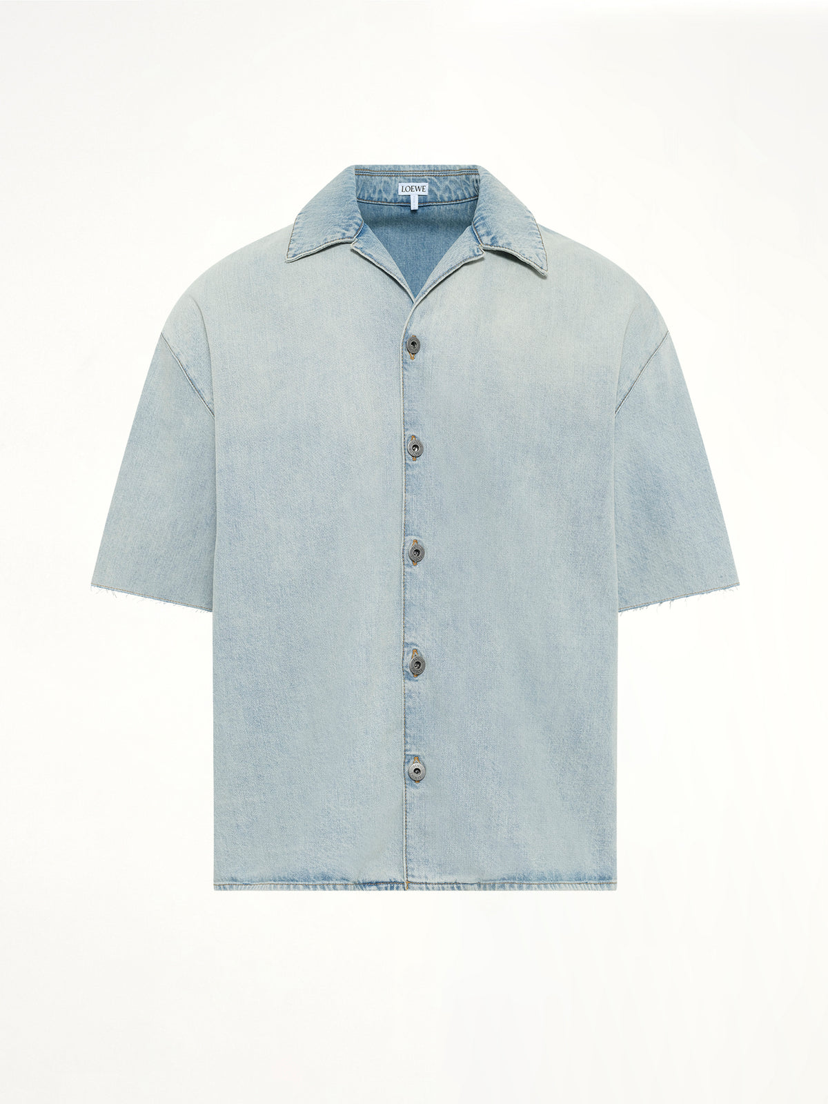 Anagram Short Sleeve Shirt in Washed Blue