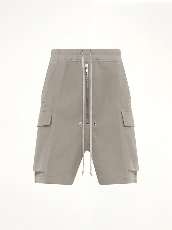 Brushed Twill Cargobela Shorts in Dark Pearl