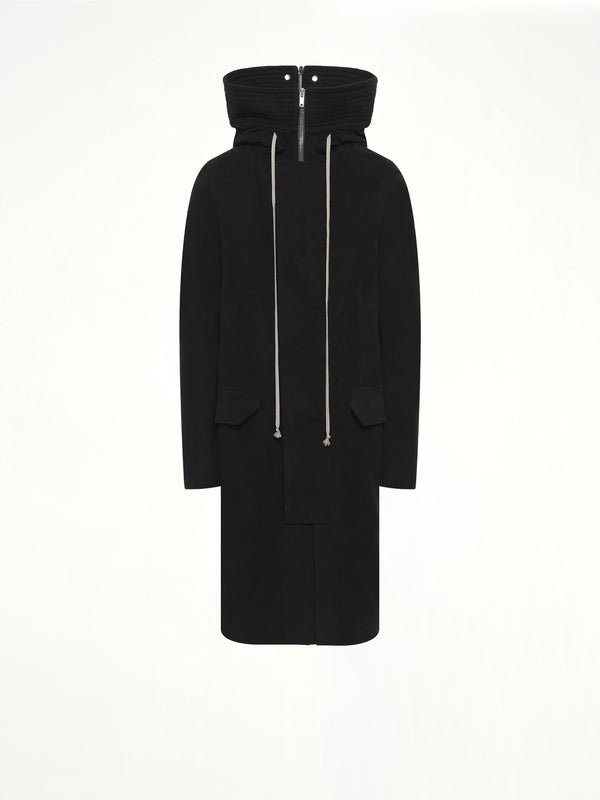 Brushed Twill Megaparka in Black