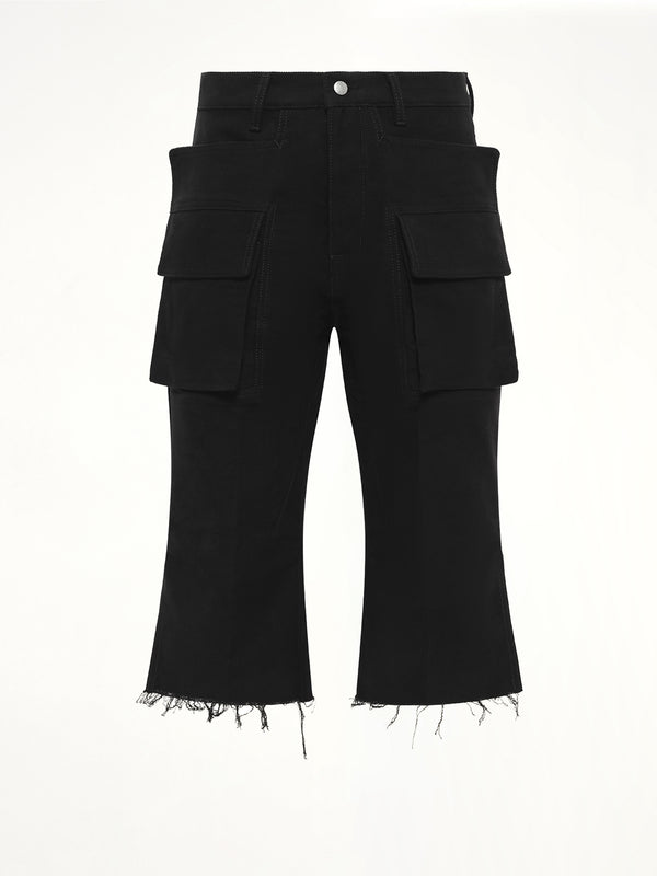 Cargo Bolan Cutoffs in Black