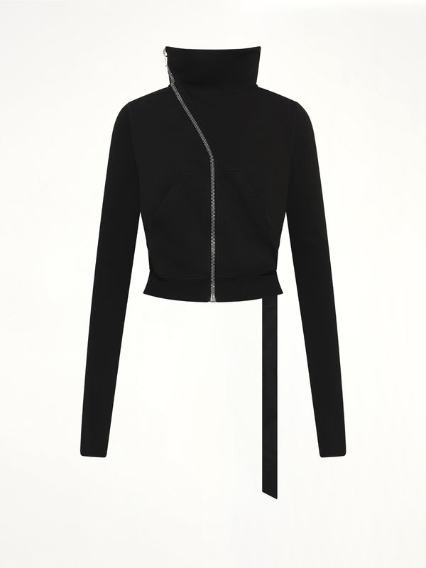 Compact Jersey Mountain Sweatshirt in Black