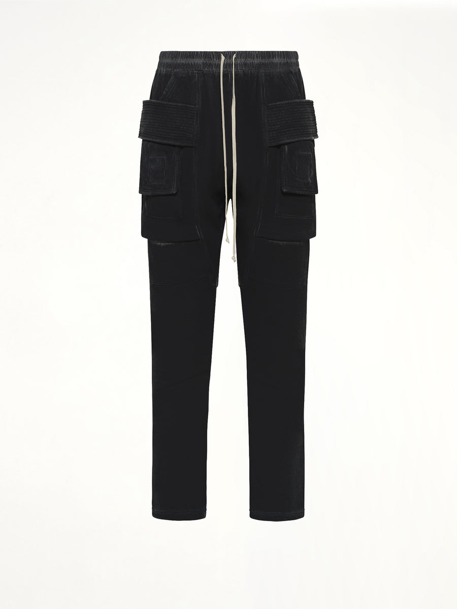 Creatch Cargo Drawstring in Faded Black