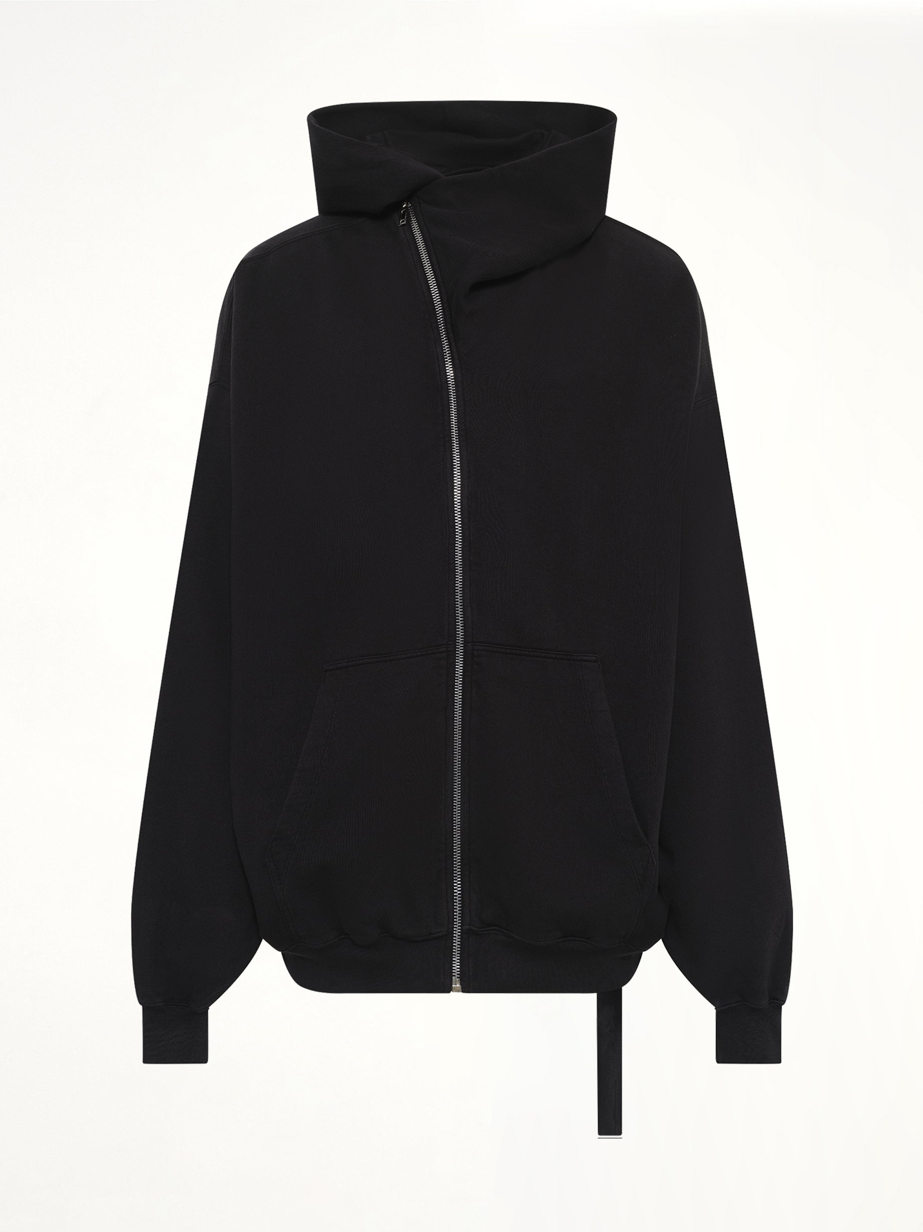 Furka Jersey Mountain Hun Hoodie in Black