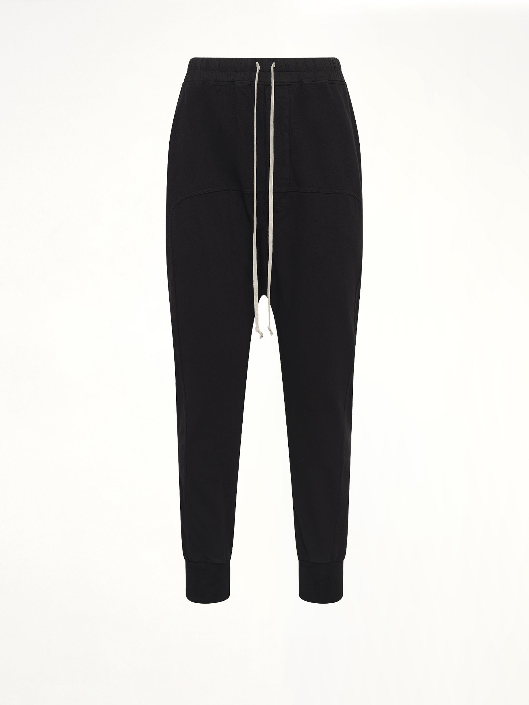 Heavy Jersey Prisoner Drawstring in Black