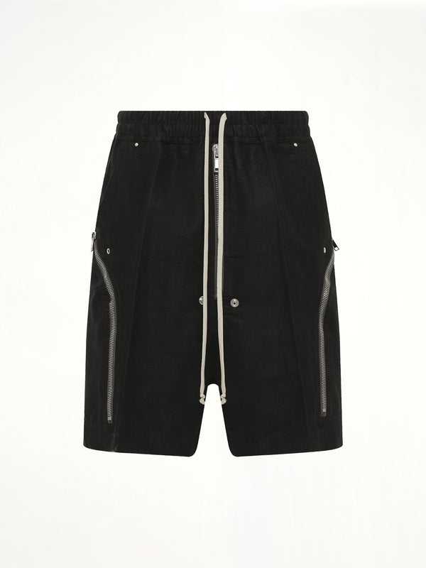 Moleskin Heizer Shorts in Black