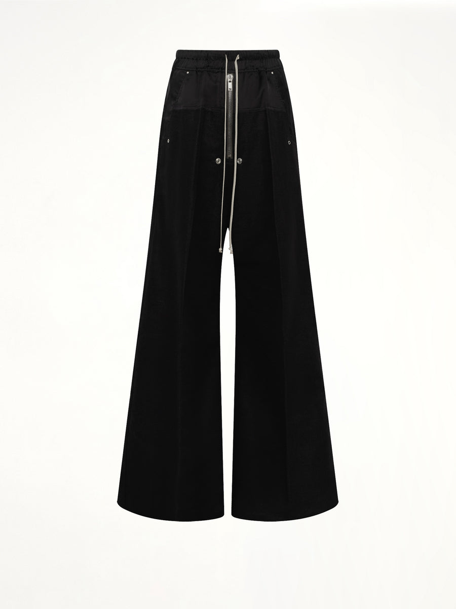 Moleskin Wide Bela Pants in Black