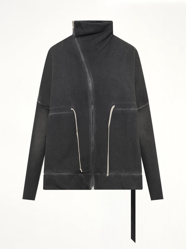 Stonewashed Mountain Sail Sweatshirt in Faded Black