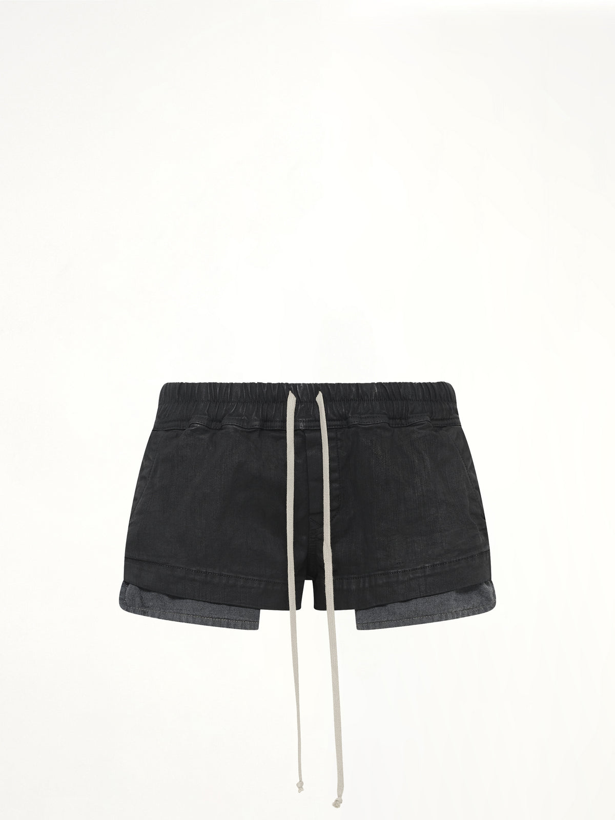 Stretch Denim FOG Boxers in Black Wax
