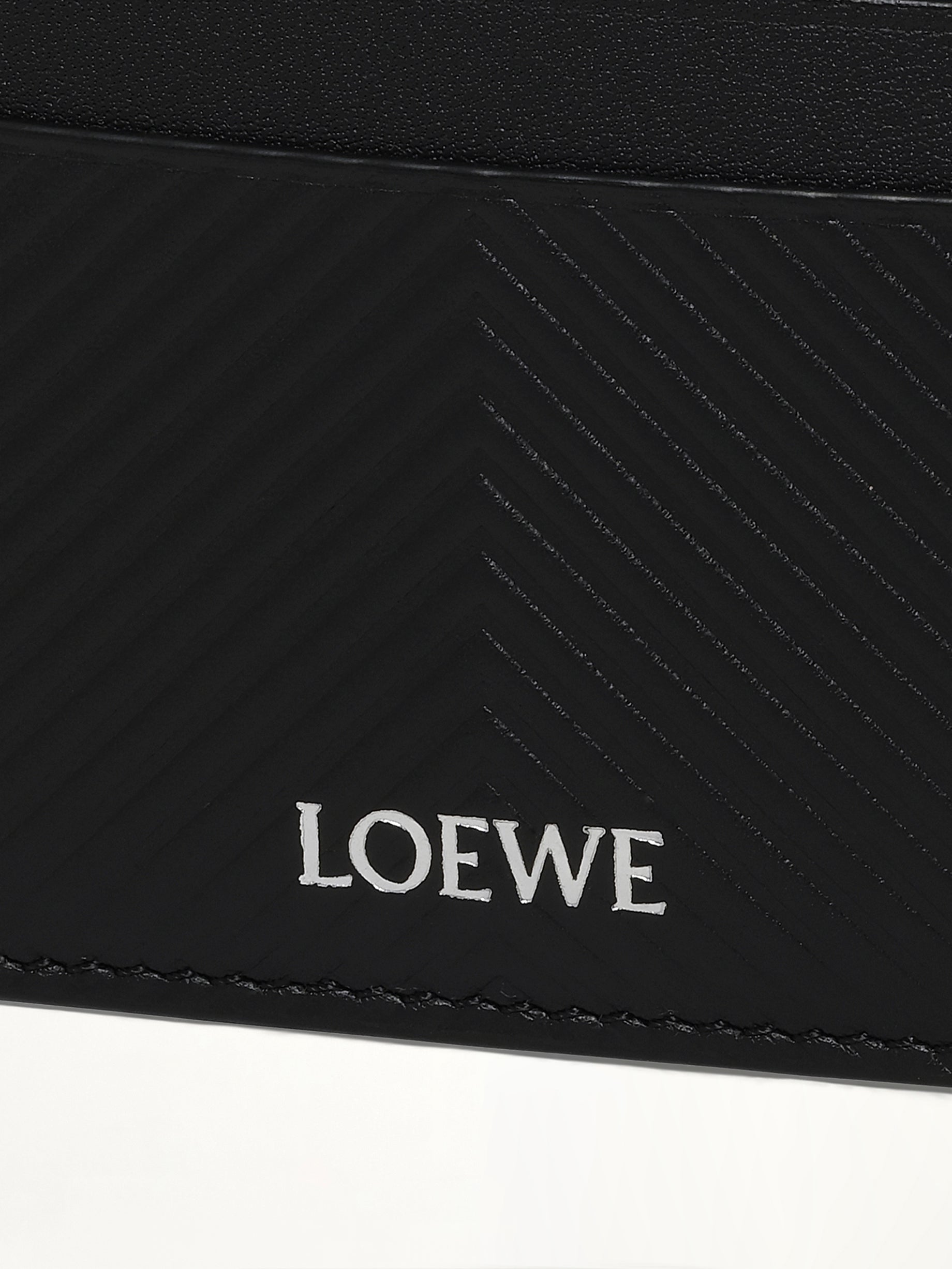 Loewe Graphic Plain Cardholder in Black