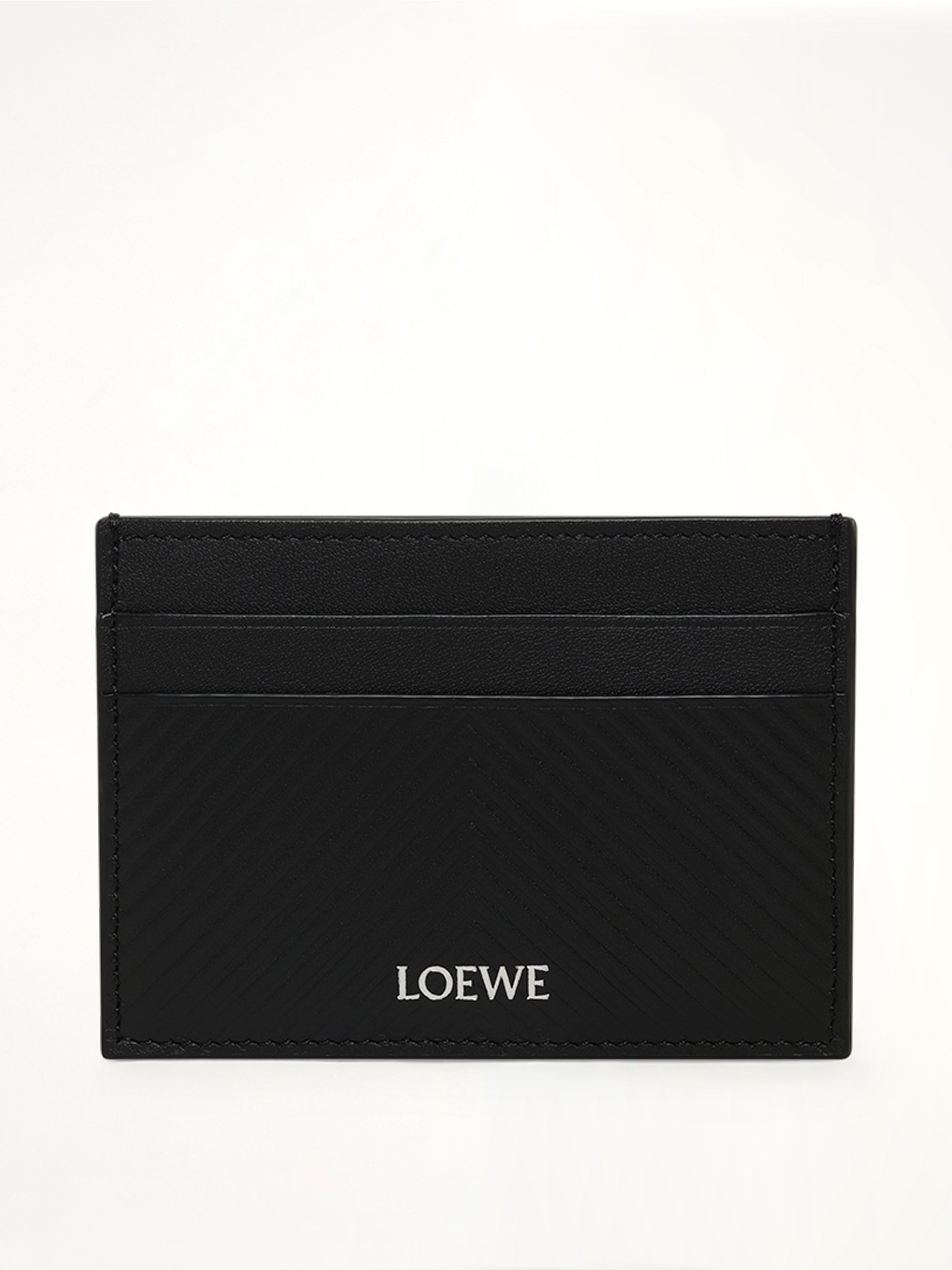 Loewe Graphic Plain Cardholder in Black
