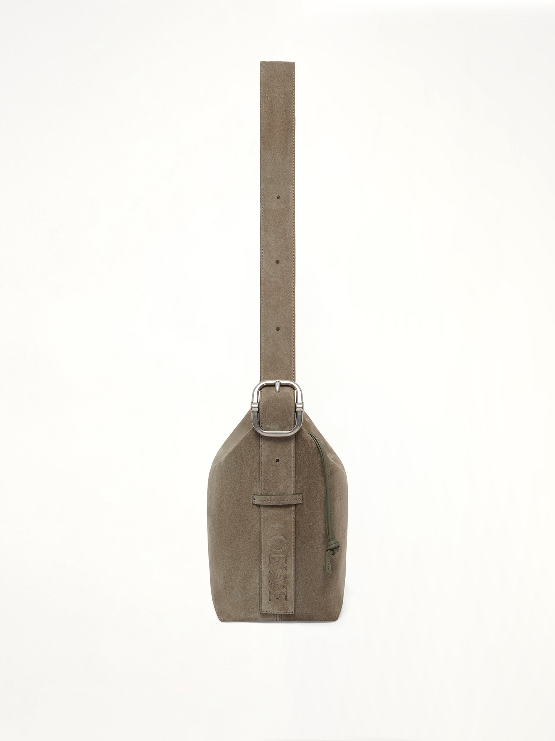 Loop Hobo Medium in Light Khaki