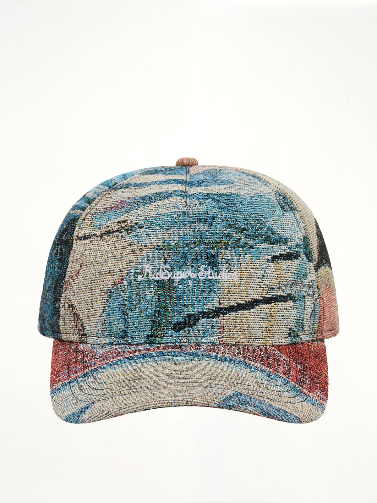Jacquard Art Script Logo Hat in Multicolour