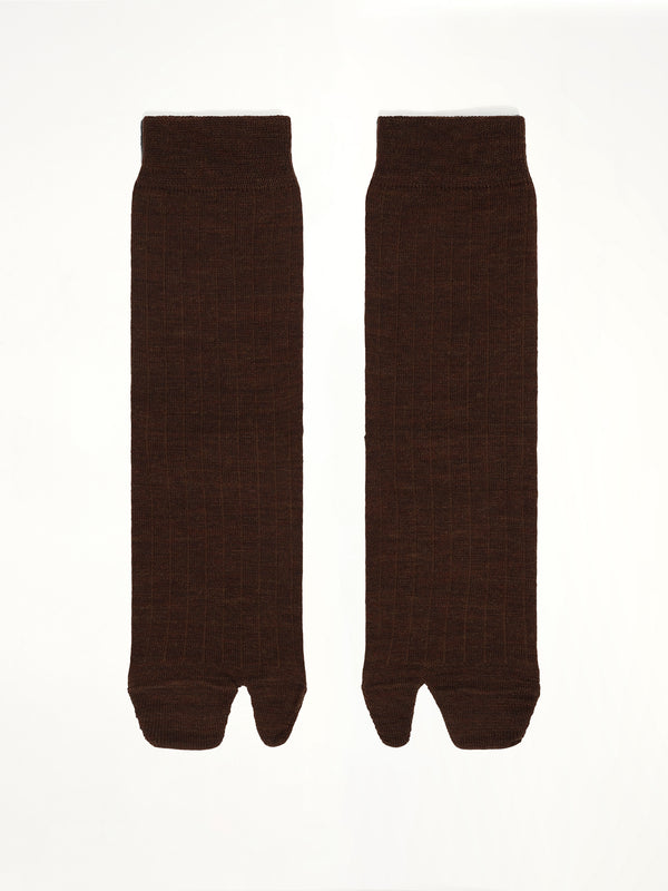 Tabi Socks Short in Tabacco