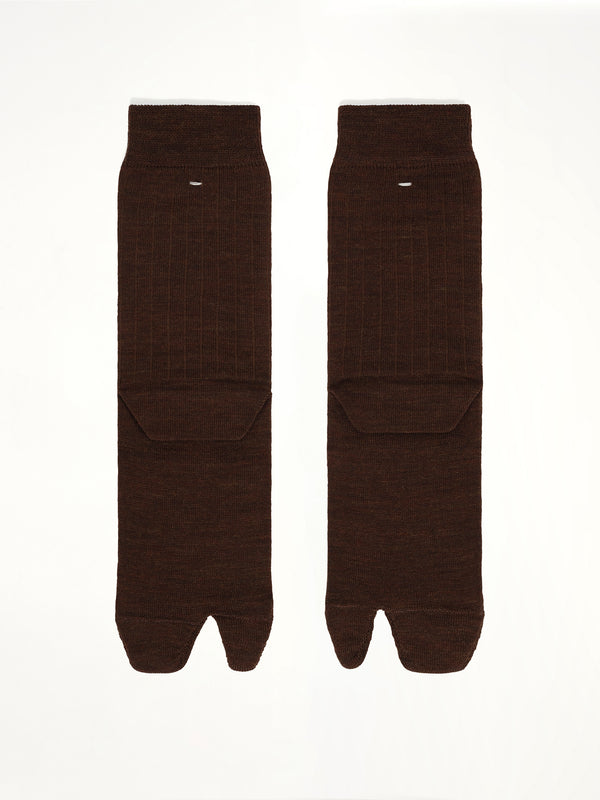 Tabi Socks Short in Tabacco