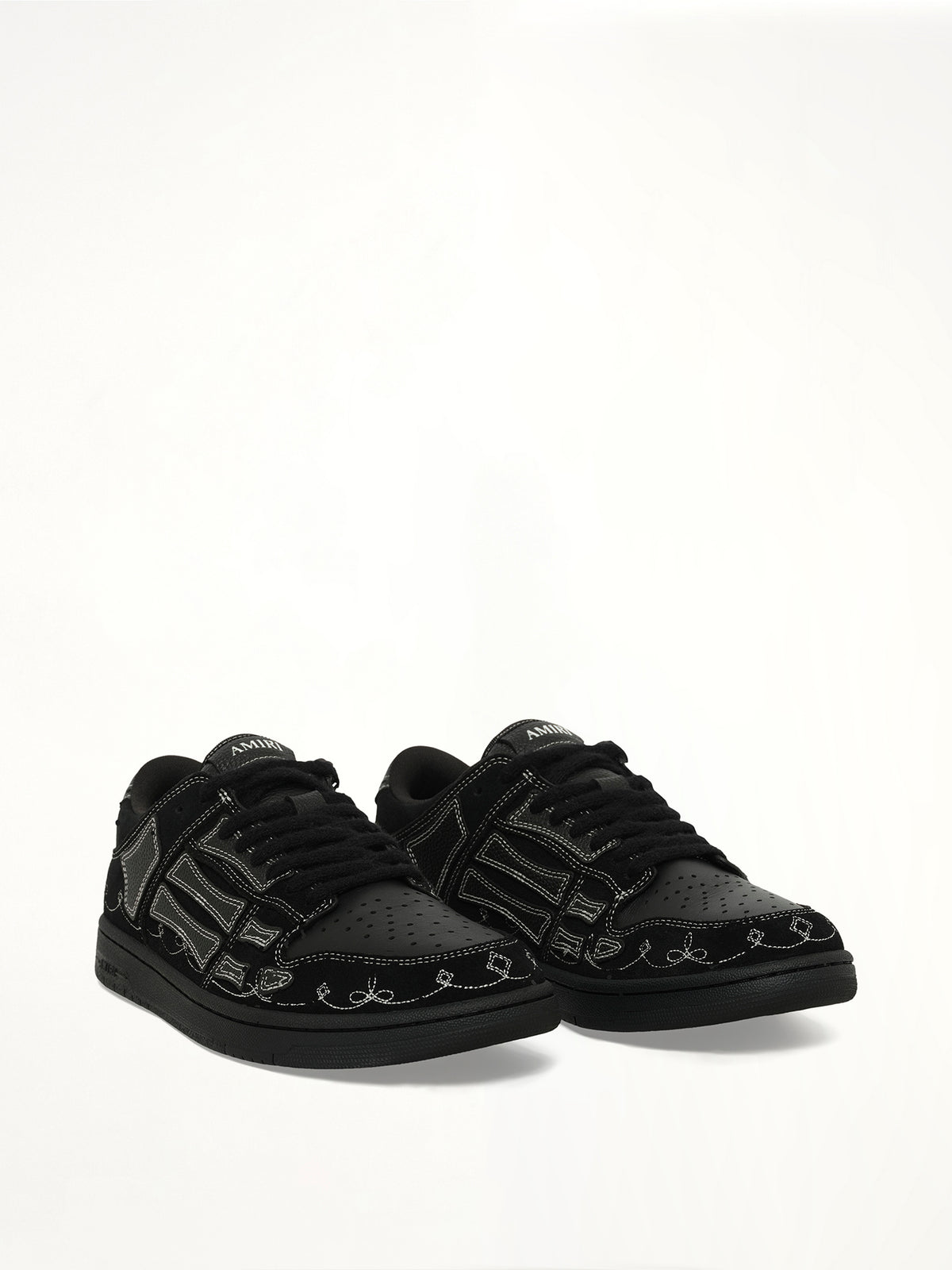 Western Skel Top Low in Black