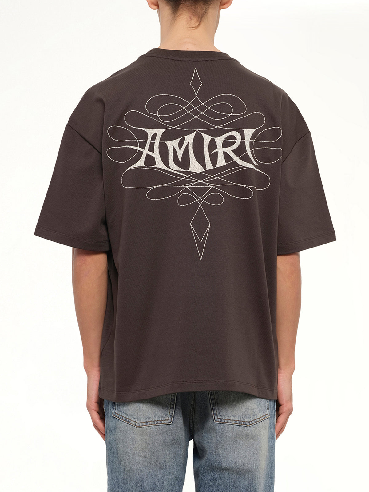 Amiri Lasso Oversized T-Shirt in Husk