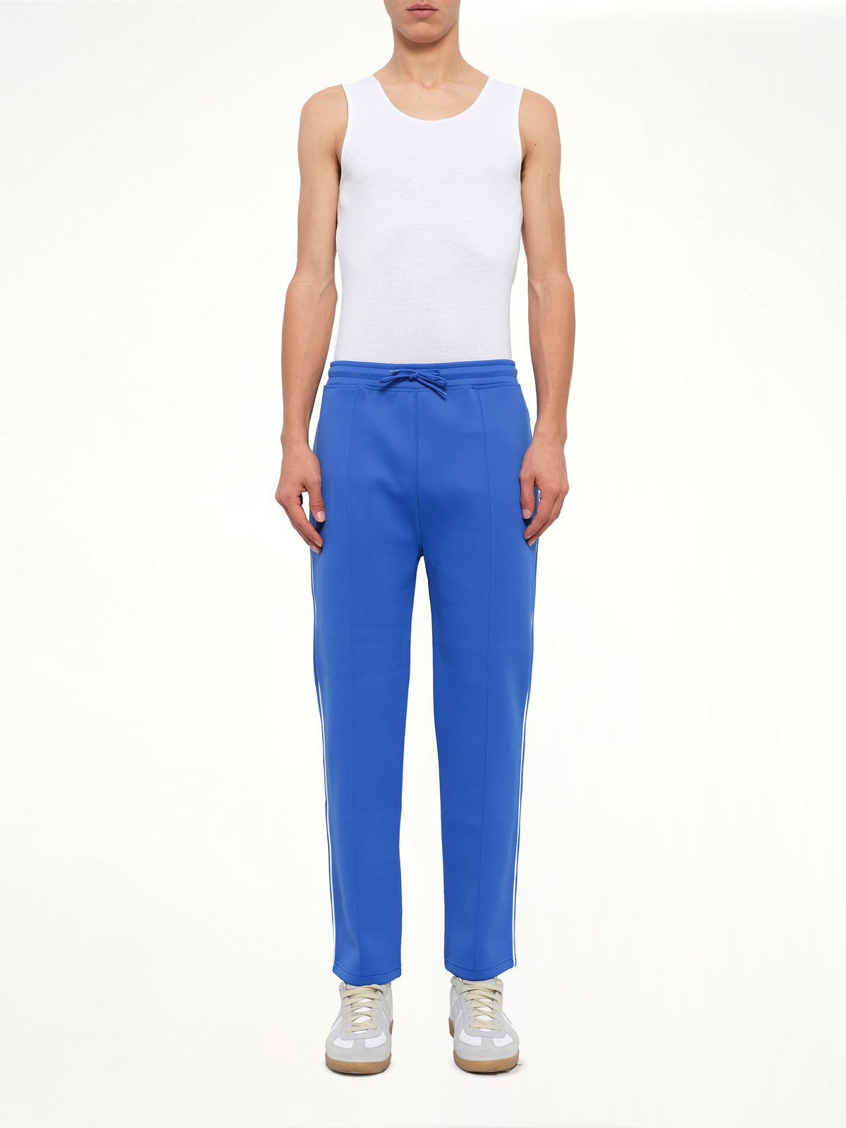 Drawstrings Jog Pant in Blue
