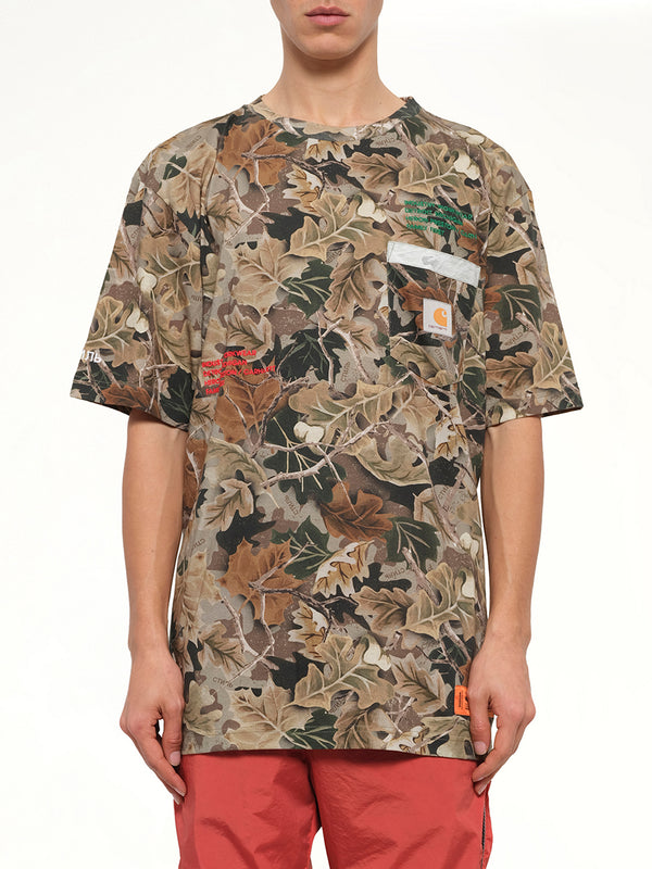 HP x Carhartt Camo T-Shirt in Multicolor