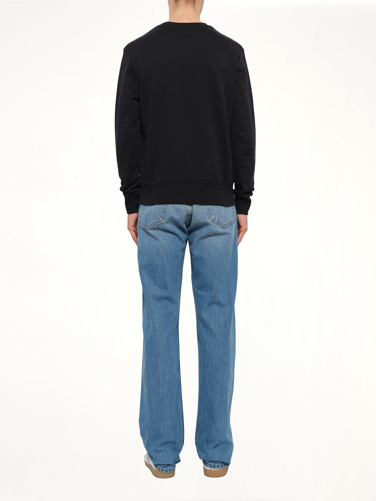 Mix Crew Sweatshirt in Black