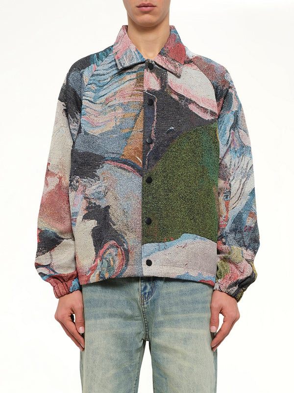 Café de la Coaches Jacket in Multicolour