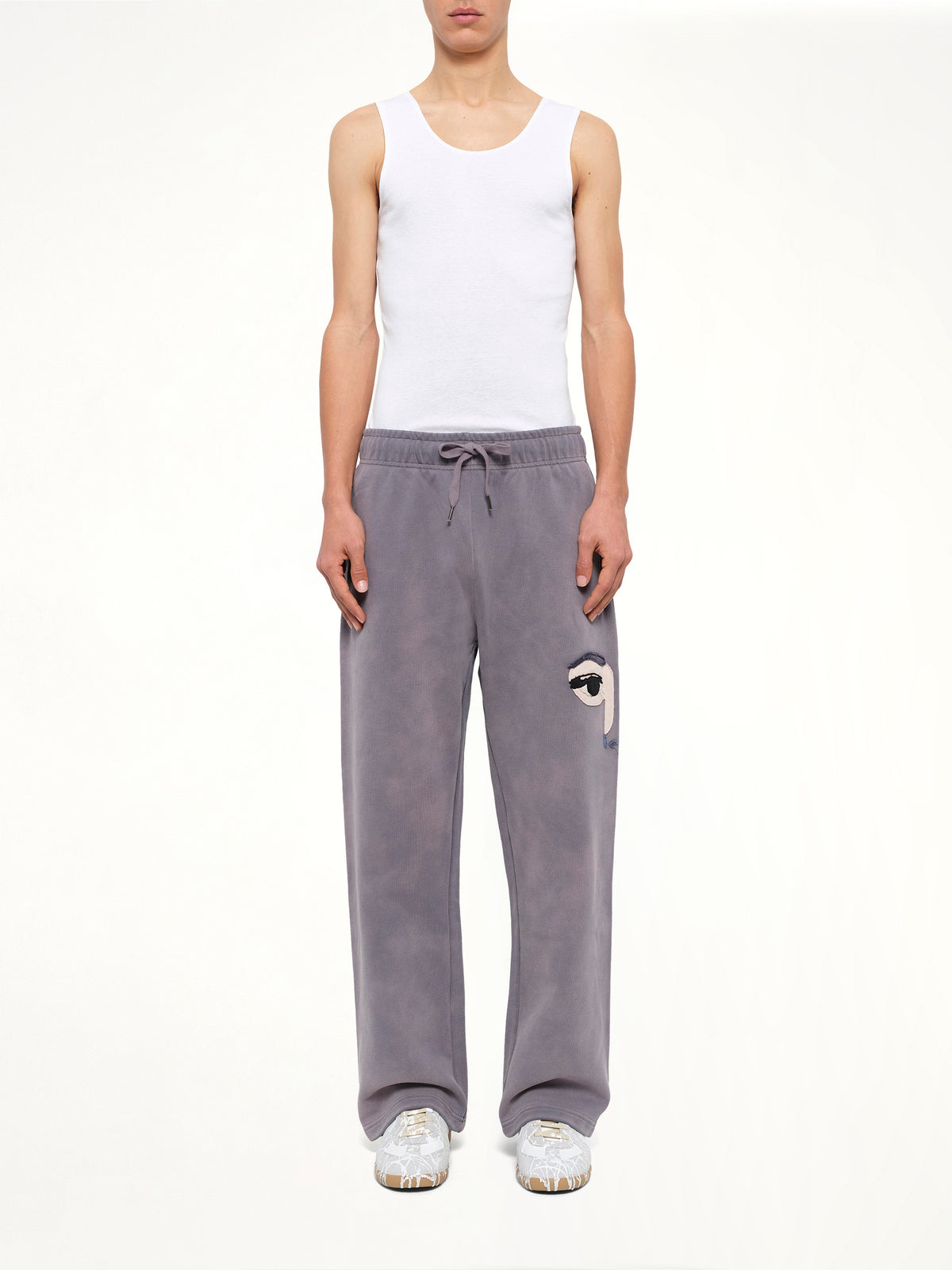 Face Sweatpants in Slate