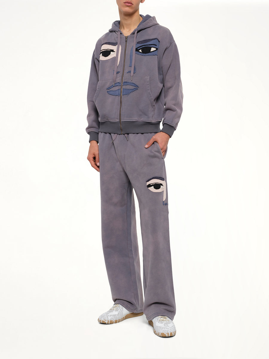 Face Sweatpants in Slate