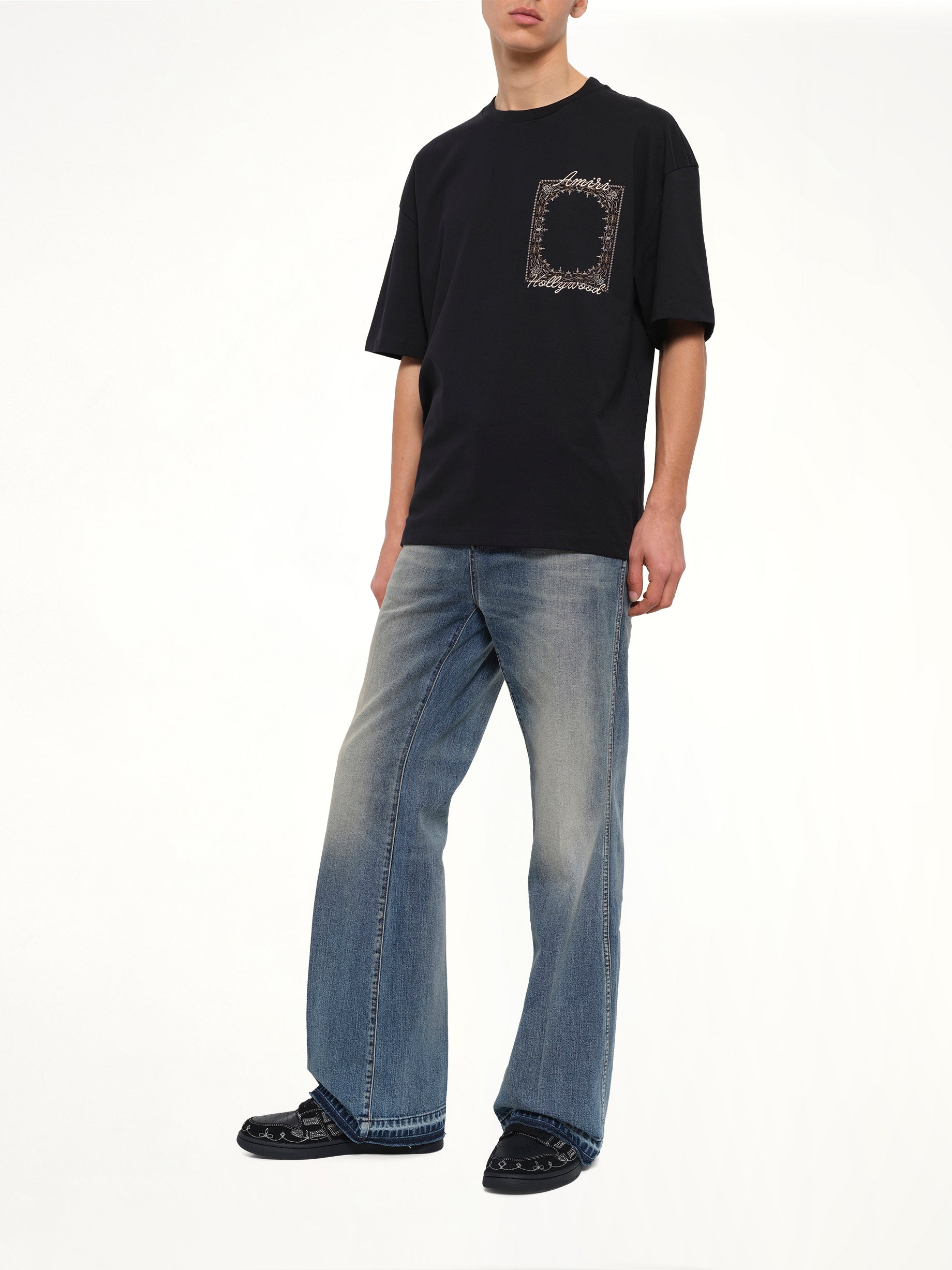 MA Quad Bandana Oversized T-Shirt in Black