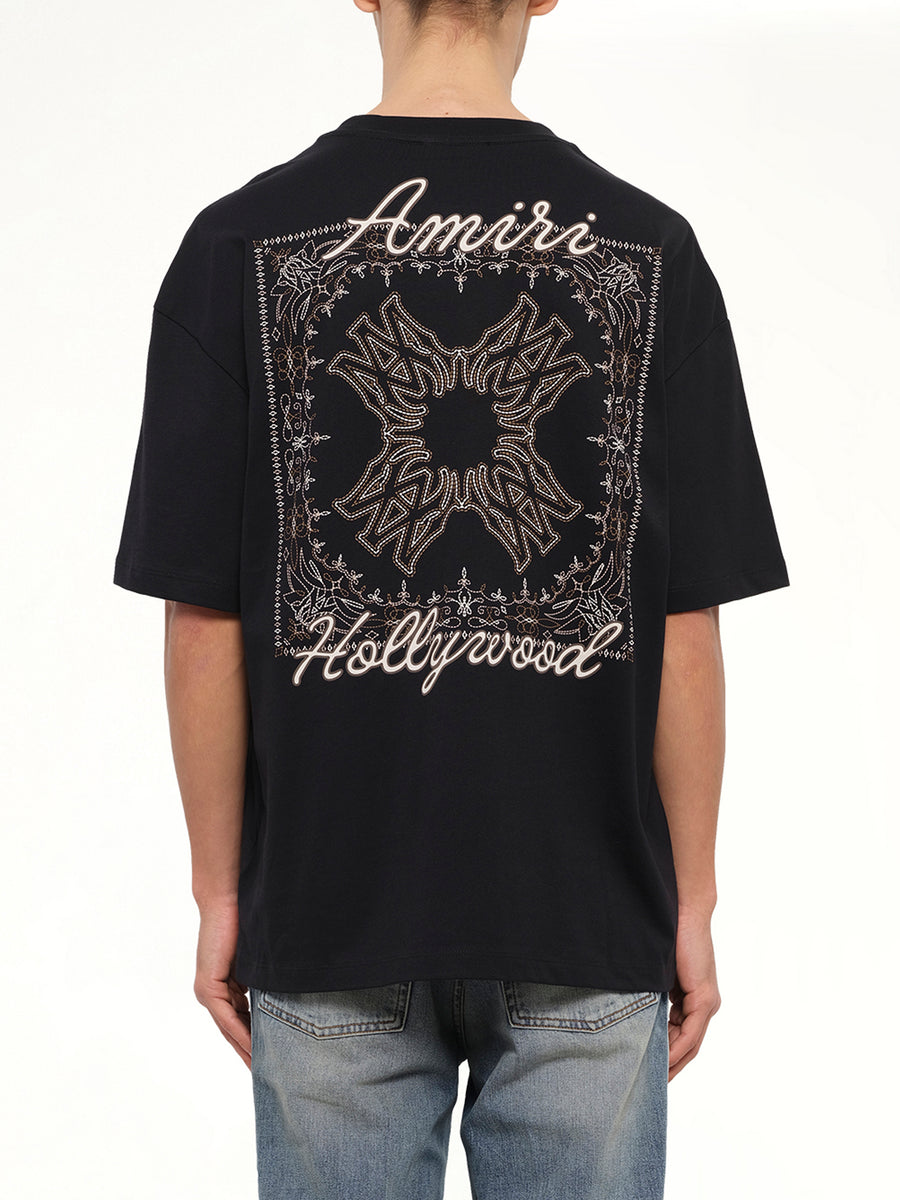 MA Quad Bandana Oversized T-Shirt in Black