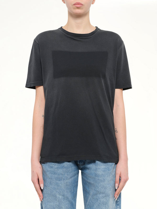Patch T-Shirt in Washed Black