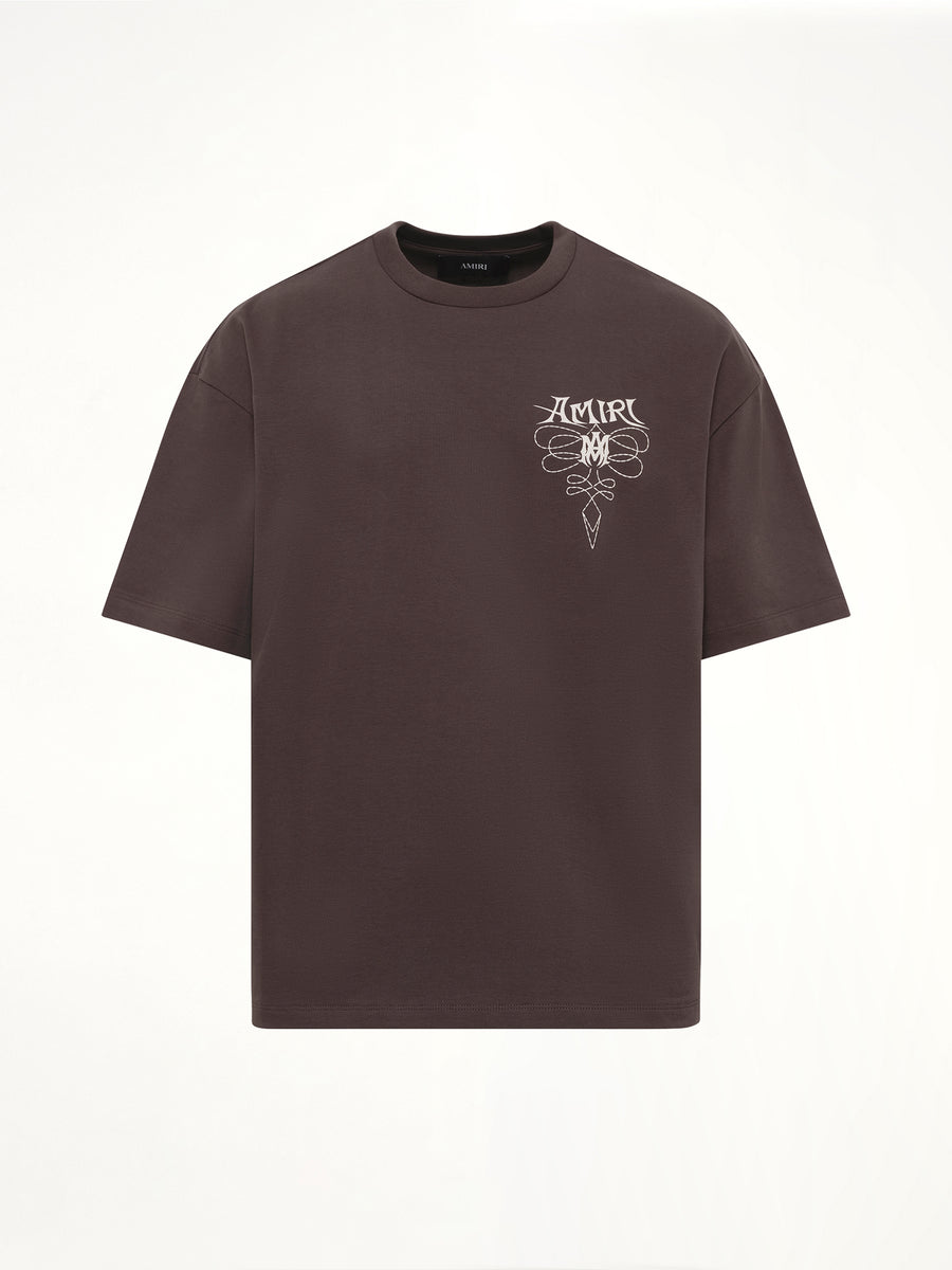 Amiri Lasso Oversized T-Shirt in Husk